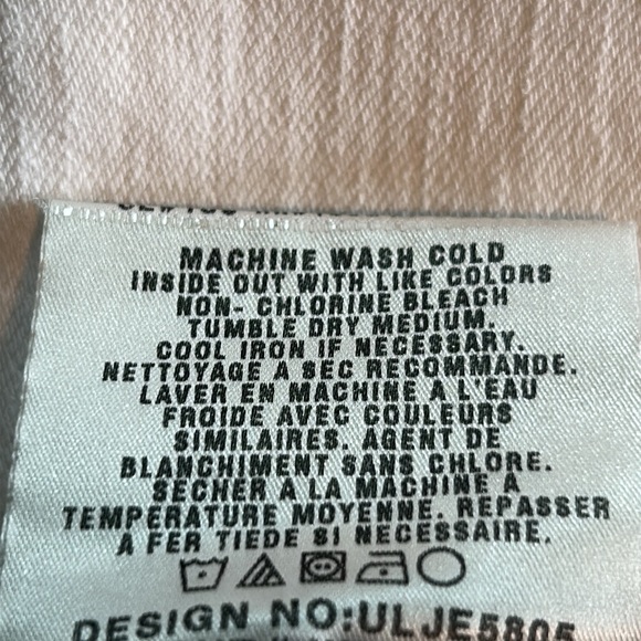 Joe's Jeans Provocateur Jeans w Frayed Hems in Jenny Wash (White) w MEASUREMENTS - Picture 12 of 15